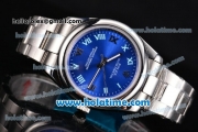 Rolex Datejust II Asia 2813 Automatic Full Steel with Blue Dial and Roman Numeral Markers