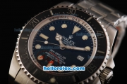 Rolex Sea-Dweller Automatic Movement Ceramic Bezel with Black Dial and White Markers-Original 1:1 imitate