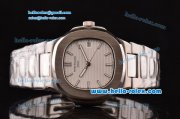 Patek Philippe Nautilus Jumbo MBW White Dial Same Chassis As Swiss ETA Version-High Quality