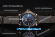 Breitling Avenger II Seawolf Asia 2813 Automatic PVD Case with Black Dial and Grey Stick Markers