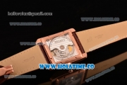 Cartier Tank MC Swiss ETA 2824 Automatic Rose Gold Case with Brown Dial and White Roman Numeral Markers