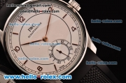 IWC Portuguese Vintage Asia 6497 Manual Winding Steel Case with White Dial and Rose Gold Stick/Arabic Numeral Markers