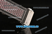 Hublot MP-06 Senna Chrono Miyota OS20 Quartz Steel Case with Red Stick Markers and Skeleton Dial