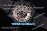 Hublot King Power Diver Oceanographic 4000 Clone HUB4100 Automatic Carbon Fiber Case with Black Dial and Stick Markers