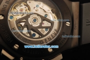 Hublot Big Bang Chronograph Swiss Valjoux 7750 Automatic Movement PVD Case with Ceramic Bezel and Black Dial