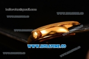 Rolex Cellini Time Asia 2813 Automatic Yellow Gold Case with Stick/Roman Numeral Markers and Black Dial