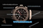 Hublot Big Bang Chrono Swiss Valjoux 7750 Automatic PVD Case with Black Dial and Silver Stick/Arabic Numeral Markers (YF)