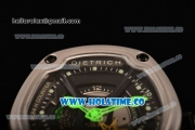 Dietrich OT-1 Miyota 82S7 Automatic PVD Case wtih Steel Bezel Four layered Dial and Black Leather Strap - Green Hands