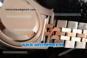 Rolex Datejust Rose Gold Case 3135 Auto with Pink Dial and Two Tone Bracelet - 1:1 Origianl