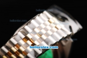 Rolex Datejust Swiss ETA 2836 Automatic Movement 18K Gold Never Fade with Diamonds Markers and Gold Dial-Two Tone