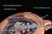 Ulysse Nardin Freak Automatic Rose Gold/Diamond Case with Black Dial and Black Leather Strap (EF)