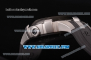 Perrelet Turbine XL Asia Automatic Steel Case with PVD Bezel and Black/Grey Rotating Dial