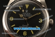 Rolex Explorer Cartier Asia Auto Steel Case with Black Dial and Steel Bracelet