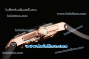 IWC Ingenieur Asia ST Automatic Rose Gold Case with Black Rubber Strap Black Dial and PVD Bezel