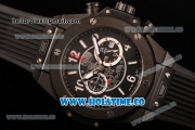 Hublot Big Bang Unico Magic Black Chrono Miyota Quartz PVD Case with Black Dial Stick/Arabic Numeral Markers and Black Rubber Strap