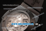 Hublot Big Bang Unico Chrono Swiss Valjoux 7750 Automatic PVD Case with Skeleton Dial and Black Rubber Strap - 1:1 Original