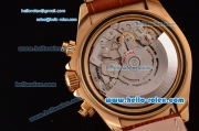 Rolex Daytona Chronograph Swiss Valjoux 7750 Auotmaitc Gold Case with Gold Numeral Markers