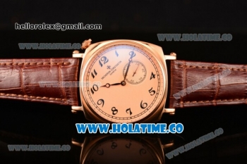 Vacheron Constantin Historiques American Asia Automatic Rose Gold Case with Black Arabic Numeral Markers and Rose Gold Dial
