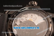 BlancPain Fifty Fathoms Automatique 2824 Auto PVD Case with Black Dial and Black Nylon Strap - 1:1 Origianl (ZF)