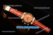 Rolex Daytona Chrono Swiss Valjoux 7750 Automatic Yellow Gold Case with Ceramic Bezel Stick Markers and Gold Dial (BP)