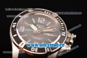 Ball Engineer Hydrocarbon Spacemaster Miyota 8205 Automatic Steel Case with Black Bezel White Markers and Black Dial