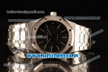 Audemars Piguet Royal Oak 41 MM Clone AP Calibre 3120 Automatic Steel Case Black Dial With Stick Markers Steel Bracelet( JH)