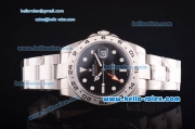 Rolex Explorer II Asia 2813 Automatic Full Steel with Black Dial and White Markers