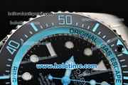 Rolex Sea-Dweller Deepsea Asia 2813 Automatic Full Steel with Black Dial and Blue Diver Index