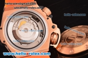Hublot King Power Diver Oceanographic 4000 Swiss ETA 2836 Automatic Rose Gold Case with Black Dial and Orange Rubber Strap 1:1 Original