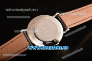 Patek Philippe Calatrava Miyota Quartz Steel Case with Black Dial and White Roman Numeral Markers