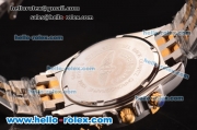 Breitling Chronomat Evolution 36mm Chronograph Miyota OS10 Quartz Two Tone Case/Strap with White Dial