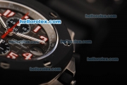 Audemars Piguet Royal Oak Offshore Limited Edition Swiss Valjoux 7750 Automatic Movement Titanium Case with PVD Bezel and Black Rubber Strap