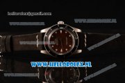 Rolex Milgauss Vintage Asia 2813 Automatic Steel Case with Brown Dial Dot Markers and Black Nylon Strap