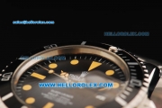 Rolex Submariner Swiss ETA 2836 Automatic Movement Full Steel with Black Dial and Yellow Markers