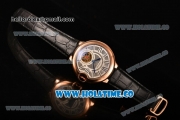 Cartier Ballon Bleu De Tourbillon Asia Automatic Rose Gold Case with Grey Dial and Roman Numeral Markers