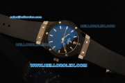 Hublot Classic Fusion Swiss ETA 2824 Automatic Movement PVD Case with Black Dial and Black Rubber Strap