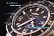 Breitling Superocean 44 Swiss ETA 2836 Automatic Steel Case with Yellow Stick Markers and Black Dial -1:1 Original