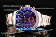 Rolex Yacht-Master II Asia 3836 Automatic Steel/Rose Gold Case with Blue Dial and White Markers