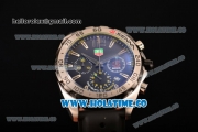 Tag Heuer Formula 1 Miyota OS20 Quartz Steel Case with Black Dial Rubber Strap and Silver Stick Markers