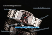 Franck Muller Casablanca Swiss ETA 2836 Automatic Stainless Steel Case with Black Dial and White Arabic Numeral Markers - 1:1 Original