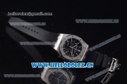 Audemars Piguet Royal Oak Offshore Chronograph Miyota OS20 Quartz Steel Case with White Dial Stick Markers and Black Rubber Strap (EF)