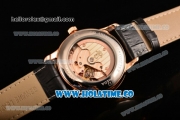 Omega De Ville Co-Axial Asia Automatic Rose Gold Case with Black Dial and Roman Numeral Markers