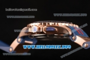 Ulysse Nardin Maxi Marine Diver Miyota Quartz Rose Gold Case with Blue Dial and Stick Markers