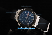 Hublot Big Bang Yacht Club Monaco Swiss Valjoux 7750 Automatic Movement Ceramic Bezel with Black Dial and Silver Markers