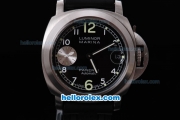 Panerai Luminor Marina Pam 086 Chronograph Automatic with White Bezel and Black Dial