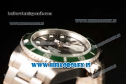 Rolex Submariner Steel Case With 2813 Automatic Movement Black Dial With Green Bezel