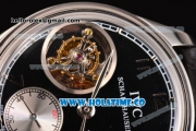 IWC Portuguese Tourbillon Hand-Wound F.A. Jones Swiss Tourbillon Manual Winding Steel Case with Black Dial and Arabic Numeral Markers - 1:1 Original