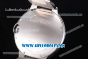 Cartier Ballon Bleu de Cartier Large Swiss ETA 2824 Automatic Stainless Steel Case/Bracelet with White Dial and Roman Numeral Markers