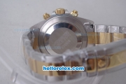 Rolex Daytona Oyster Perpetual Automatic with Diamond and Gold Bezel,Full Diamond Dial and Black Number Marking