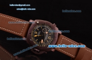 Panerai Special Edition 2008 Luminor 1950 Pangea Submersible Depth Gauge PAM00307 PVD Brown Case with Brown Dial